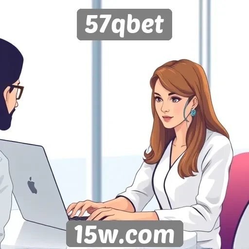 Atendimento ao cliente no 57qbet